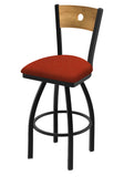 830 Voltaire Swivel Stool Graph Poppy