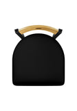 830 Voltaire Swivel Stool Black Vinyl