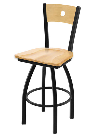 830 Voltaire Swivel Stool Natural Maple