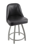 840 Grizzly Swivel Stool Black Vinyl