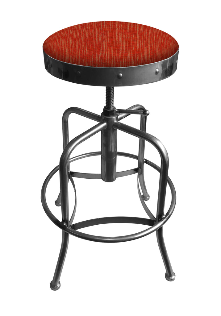 Industrial Adjustable Stool-graph Poppy