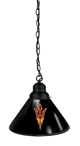 Arizona State Pendant Lightwith Pitchfork Logo Black