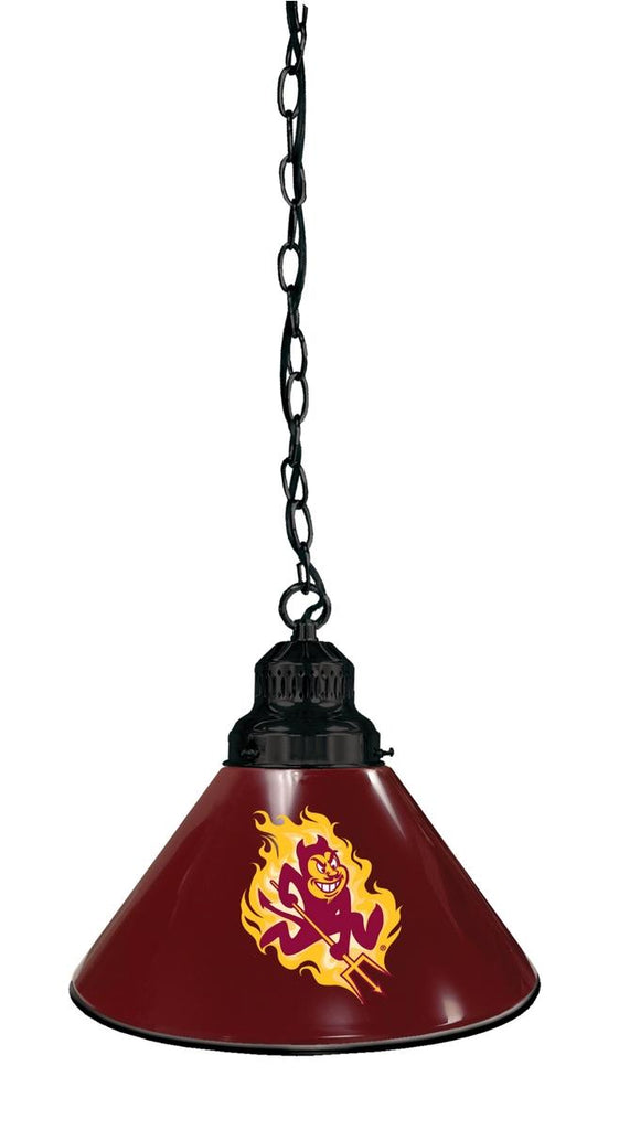 Arizona State Pendant Light With Sparky Logo Black