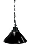 Plain Black Pendant Light Black