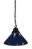 Dark Blue Pendant Light Black
