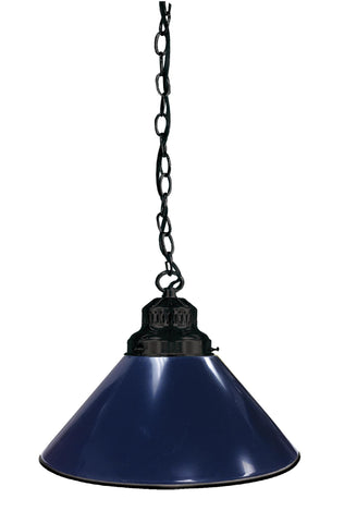 Dark Blue Pendant Light Black