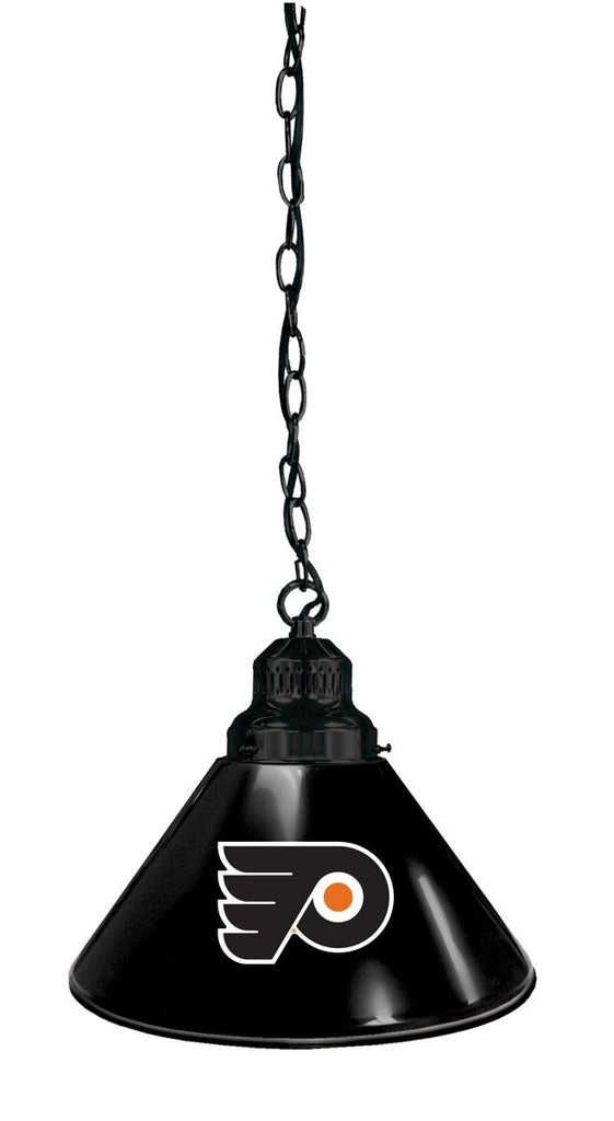 Philadelphia Flyers Pendant Light With Black Shades Black