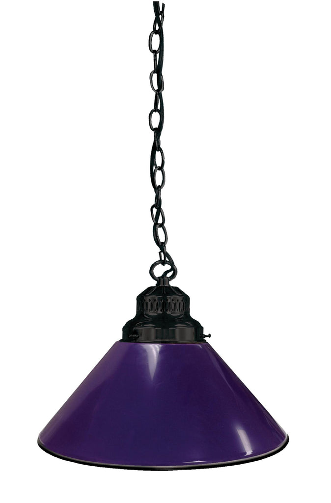 Purple Pendant Light Black