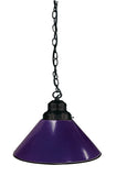 Purple Pendant Light Black