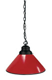 Red Pendant Light Black