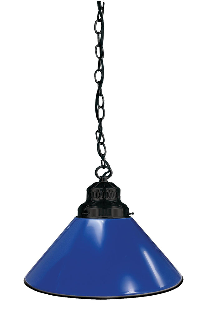 Royal Blue Pendant Light Black