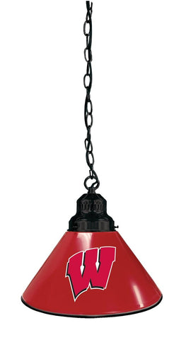 Wisconsin "w" Pendant Light Black