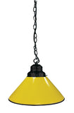 Yellow Pendant Light Black