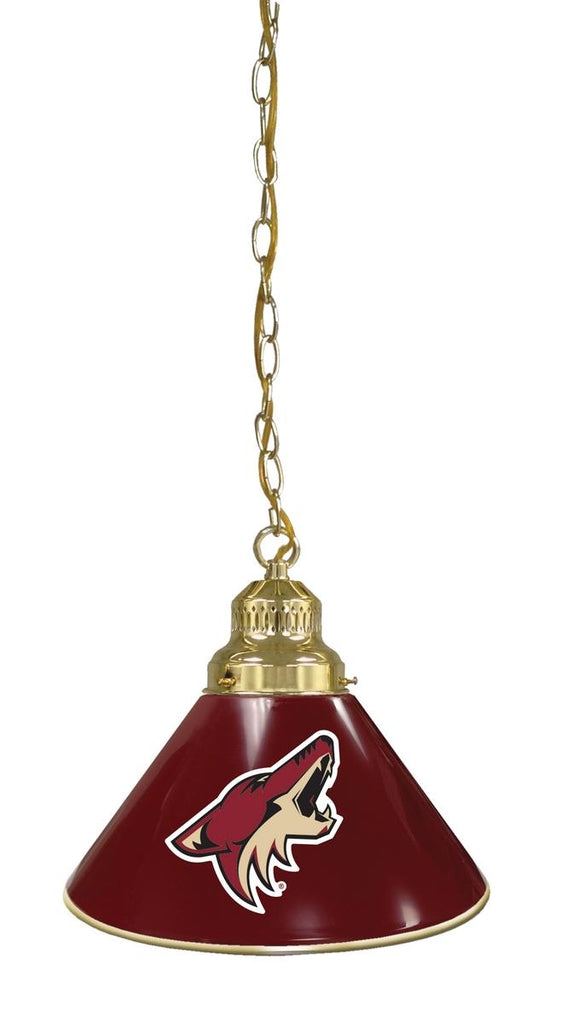 Arizona Coyotes Pendant Light Brass