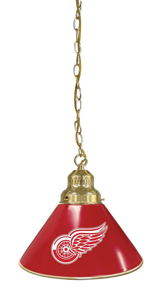 Detroit Red Wings Pendant Light Brass