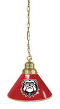 Georgia "bulldog" Pendant Light Brass