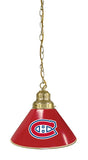 Montreal Canadiens Pendant Light Brass