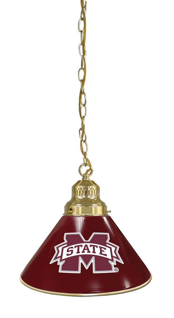 Mississippi State Pendant Light Brass