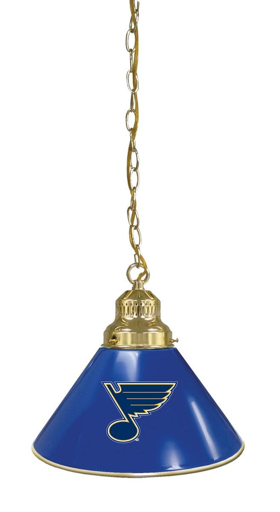 St Louis Blues Pendant Light Brass