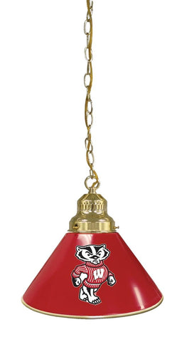 Wisconsin "badger" Pendant Light Brass