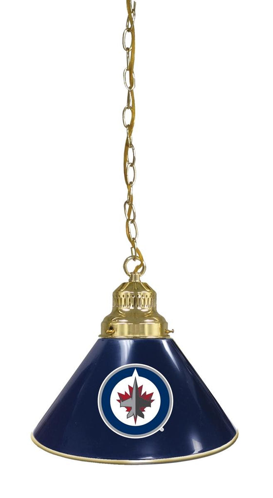 Winnipeg Jets Pendant Light Brass