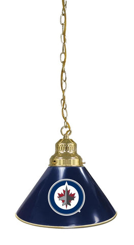 Winnipeg Jets Pendant Light Brass