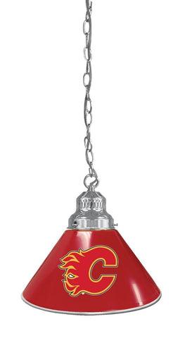 Calgary Flames Pendant Light Chrome