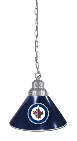 Winnipeg Jets Pendant Light Chrome