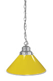 Yellow Pendant Light Chrome