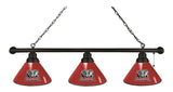 Alabama 3 Shade Billiard Light Black