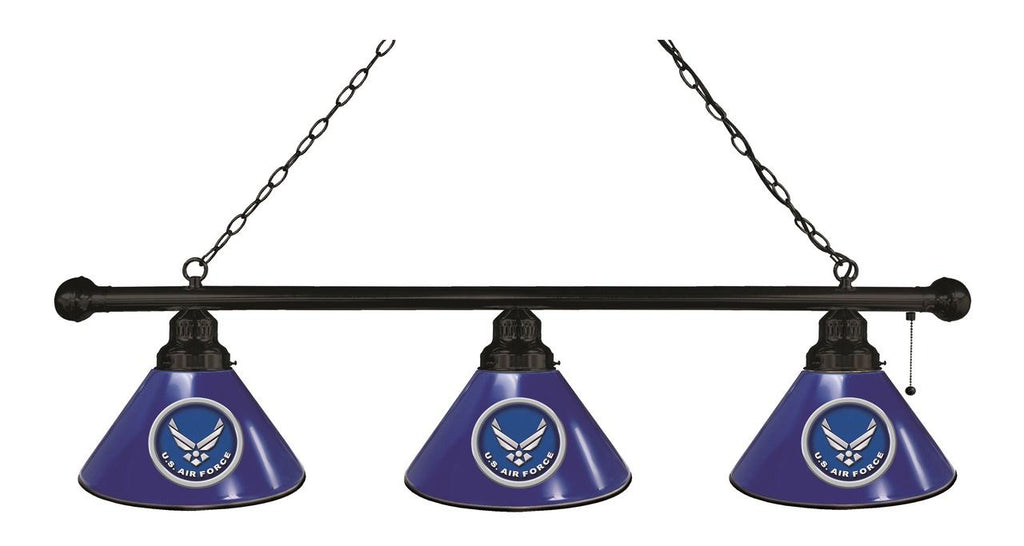 U.s. Air Force 3 Shade Billiard Light Black