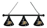 Anaheim Ducks 3 Shade Billiard Light Black