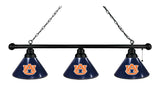 Auburn 3 Shade Billiard Light Black