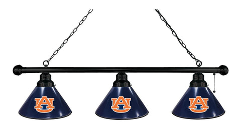 Auburn 3 Shade Billiard Light Black