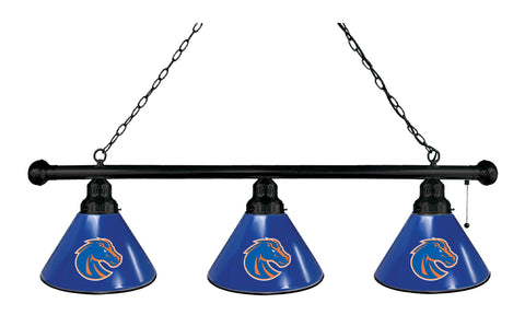 Boise State 3 Shade Billiard Light Black