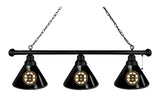 Boston Bruins 3 Shade Billiard Light Black