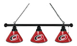 Carolina Hurricanes 3 Shade Billiard Light Black