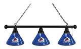 Colorado Avalanche 3 Shade Billiard Light Black