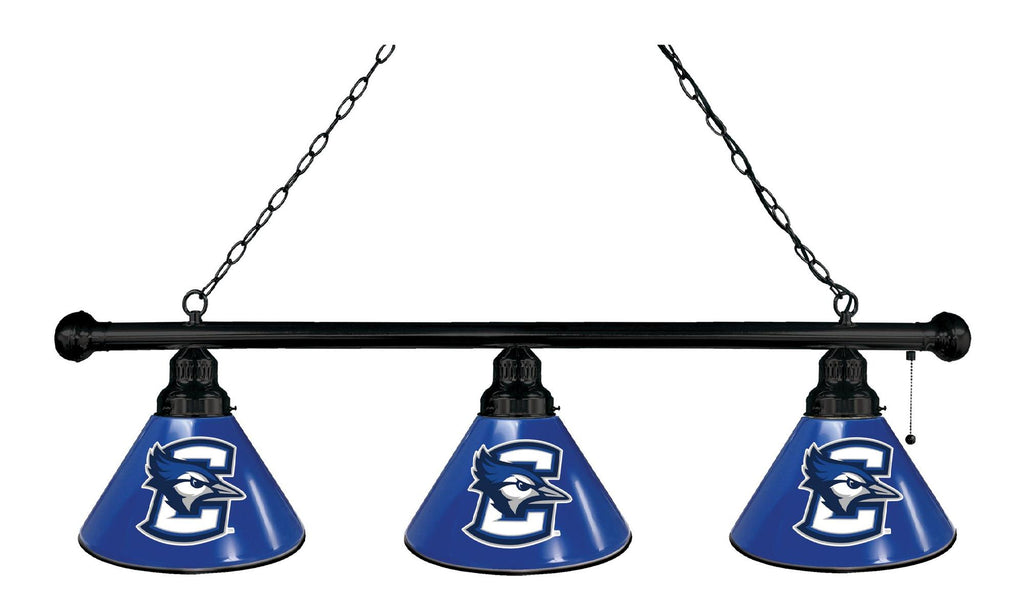 Creighton 3 Shade Billiard Light Black