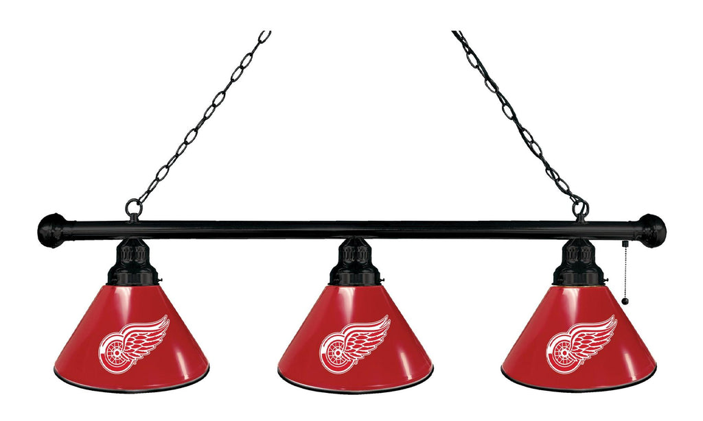 Detroit Red Wings 3 Shade Billiard Light Black