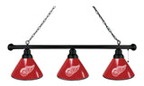 Detroit Red Wings 3 Shade Billiard Light Black