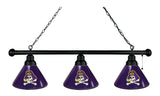 East Carolina 3 Shade Billiard Light Black