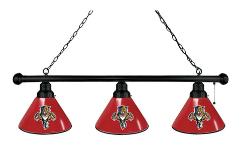 Florida Panthers 3 Shade Billiard Light Black