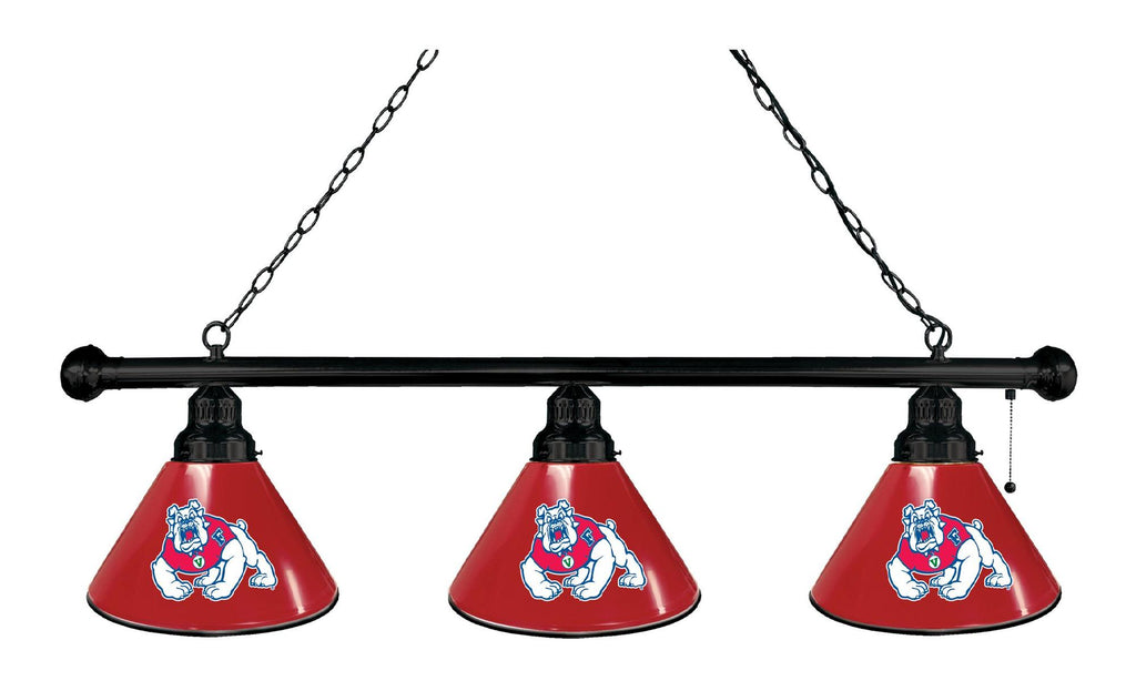 Fresno State 3 Shade Billiard Light Black