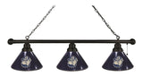 Georgetown 3 Shade Billiard Light Black