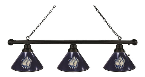 Georgetown 3 Shade Billiard Light Black