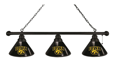 Iowa 3 Shade Billiard Light Black