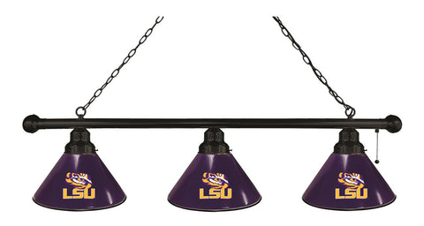 Louisiana State 3 Shade Billiard Light Black