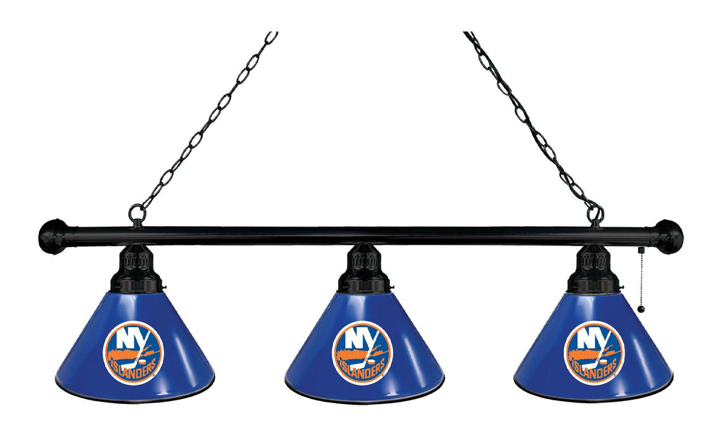 New York Islanders 3 Shade Billiard Light Black