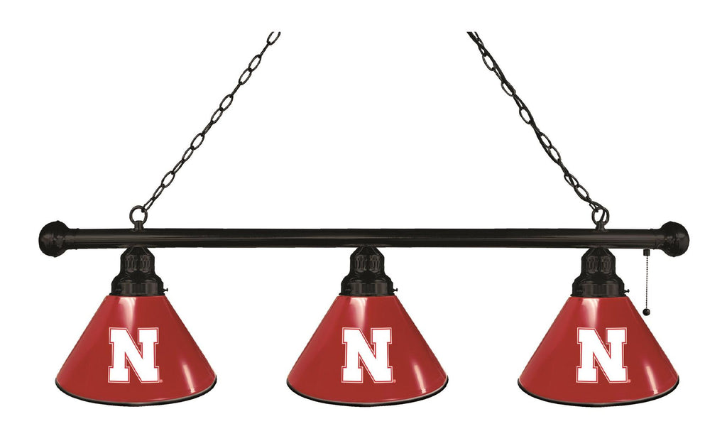 Nebraska 3 Shade Billiard Light Black